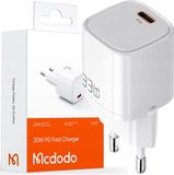 Mcdodo Chargeur - Chargeur - Pour téléphone - USB-C - 20W - Blanc