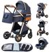 StarTech Combine kinderwagen Model V9 Blauw