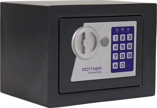 Rottner Tresor Rottner Meubelkluis Jupiter 1 - Elektronisch Slot - Antraciet - 17x23x17cm