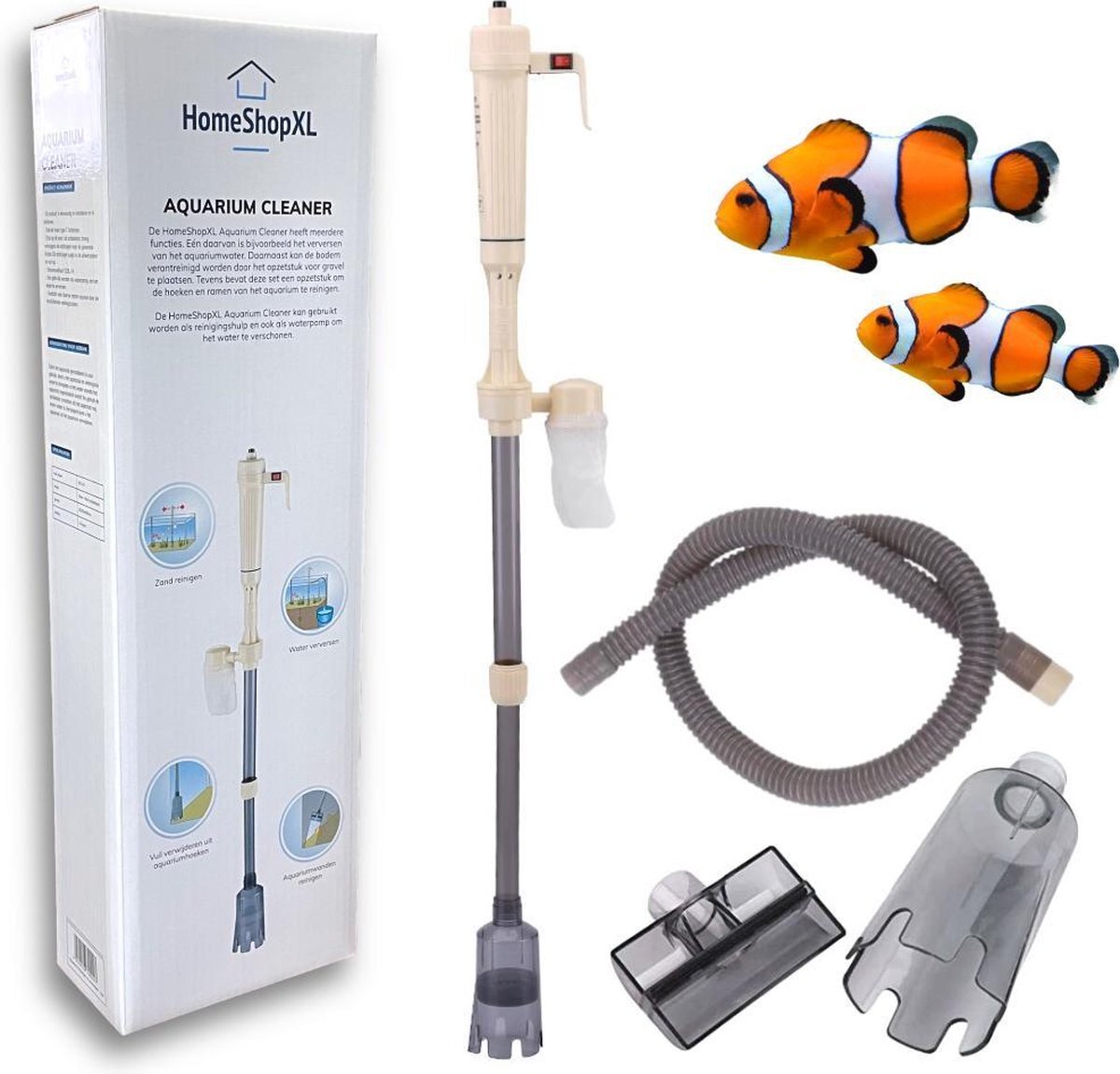 HomeShopXL HSXL - Aquarium Stofzuiger voor - op Batterijen - Draadloos - Pomp - Elektrische Bodem reiniger - Aquarium dierbenodigdheden kopen? | | helpt je kiezen
