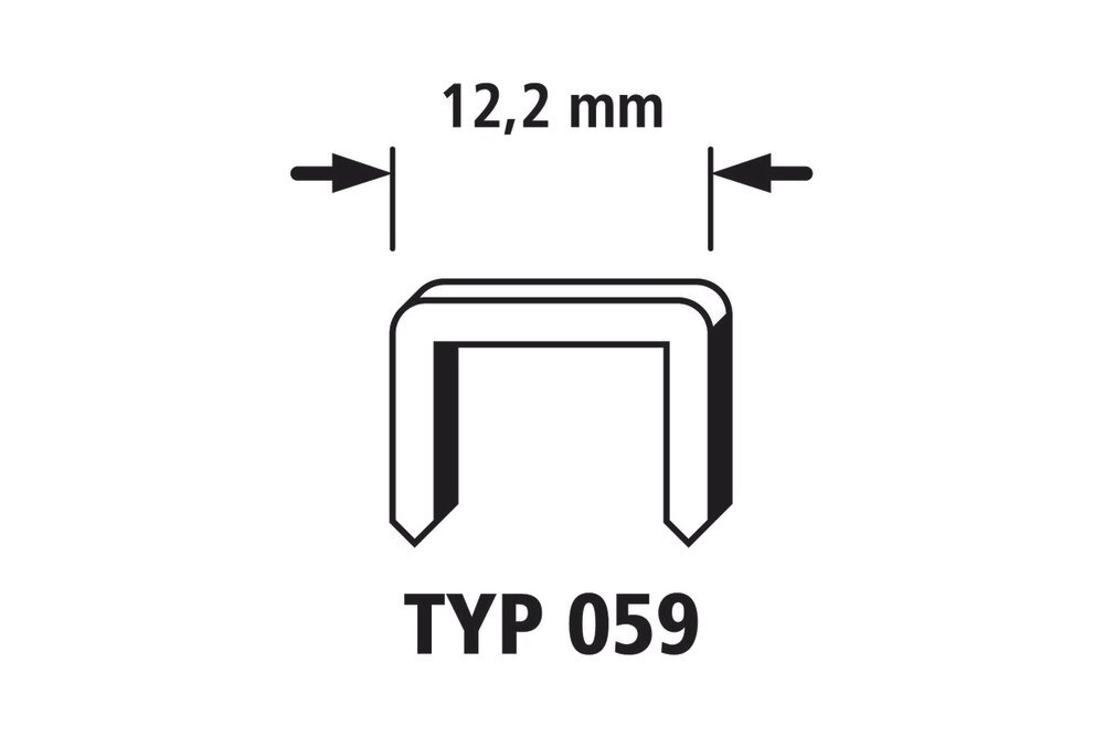 Wolfcraft 1250 broad back staples