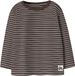 NAME IT T-shirt manches longues garçon taille 98 rayé coton marron