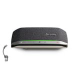 HP Poly Sync 20-M Speakerphone – Draagbare Conference Speaker – Bluetooth & USB-C/USB-A – Gecertificeerd voor Microsoft Teams – 20 uur batterij – Zwart