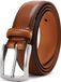 Solidchoice - Ceinture en cuir pour homme avec boucle à ardillon simple Noir