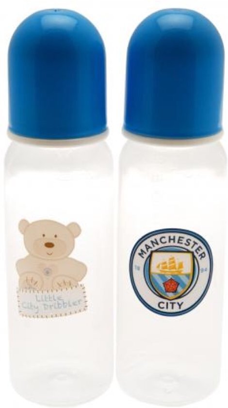 Manchester City 2pk Feeding Bottles