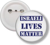 Merkloos / Sans marque KadoExpress Button Met Speld - Israel Lives Matter