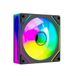 Noua Notus | 120 mm PWM PC-ventilator | ARGB verlichting 5V 3pin Infinity Mirror | snelheid 1800 RPM | Ventilator voor stille computerbehuizing | Volledige compatibiliteit
