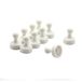 Magnet Expert Hoge energie witte skegel magneet - kantoor & koelkast (19 mm diameter x 25 mm groot) (verpakking van 10)