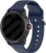 Strap-it Universele 24mm Siliconen Horlogeband Donkerblauw