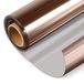 HIDBEA Eenrichtingsspiegel raamfolie, privacy overdag, zonwerend, reflecterende raamfolie, statische hechting, warmteregulatie, getinte folie voor thuis en op kantoor, bruin en zilver, 40 x 180 cm