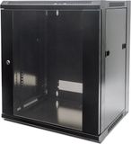 Intellinet 711777 – 19 inch wandkast – 9 HE – Zwart (RAL 9005)