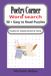 Poetry Corner Poetry themed large print easy to read word search book 50 + puzzles with answers 110 pages 6x9 inches for adults seniors and teens