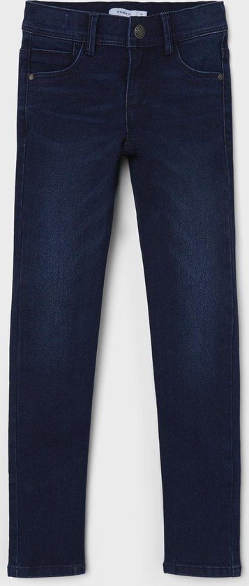 NAME IT NKFPOLLY Skinny Jeans Meisjes - Dark Blue Denim - Maat 152