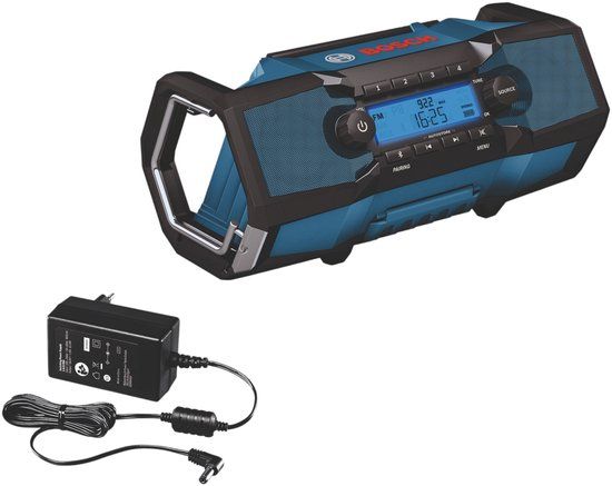 Bosch GPB 18V-2 C Professional Draagbare Radio - Zwart/Blauw/Zilver