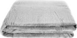 Couverture douce 150x200 cm, couverture polaire, couverture de salon en polyester, couvre-lit gris