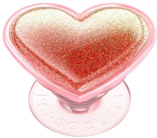 PopSockets PopTop - Squishy Tidepool Heart Pink