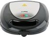 LUND 67525 Grill de contact 3-en-1, appareil à gaufres et appareil à sandwichs - 760W - Noir/Argent