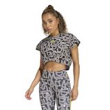 adidas ADIDAS x FARM RIO TRAINING TANK TOP, black/Crystal Linen/unity lime, L