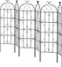 4 Packs Treillis Métallique pour Plantes Grimpantes Support 71x20 in Antirouille