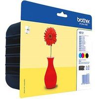Brother LC121 Value Pack - Zwart, geel, cyaan, magenta - origineel - inktcartridge