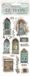 Stamperia - Venice City of Art Rub-On 4x8,5 Inch Doors and Windows (DFLRB169)