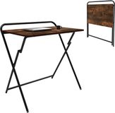 Maclean MC-127 B Inklapbaar Tafel Laptopbureau 50x80cm Zwart