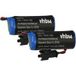 Vhbw 2x Batterie Remplacement Pour Cr17450e-r Cr17450er Cr17450 Pour Plc Contrôleur Logique Programmable 2600mah 3v Li-ion