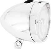 AXA Classic Battery Fietsverlichting – 4 Lux LED Voorlicht – Batterijverlichting – Retro Chrome