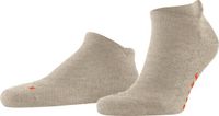 FALKE Keep Warm kort eenkleurig wol sneakersokken enkelsokken unisex beige - maat 42-43