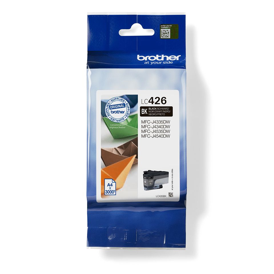 Brother LC-426BK Zwart Inktcartridge - Origineel - 3000 Pagina's - MFC-J4540DWXL
