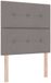 vidaXL Boxspring Bed met Hoofdeinde Taupe Stof 190 x 90 cm