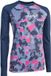 Ion Lizz Dames Rashguard Lange Mouw S Blauw Polyester Camouflage