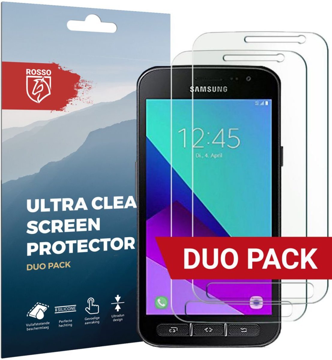 Rosso Samsung Galaxy XCover 4 Ultra Clear Screen Protector Duo Pack