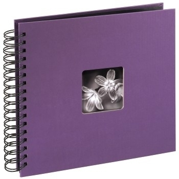 Hama "Fine Art" Spiral Album, purple, 26x24/50