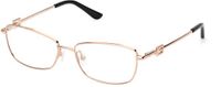Guess GU2975 Shiny rose gold Rechthoekig Metaal Vrouwen Brilmonturen