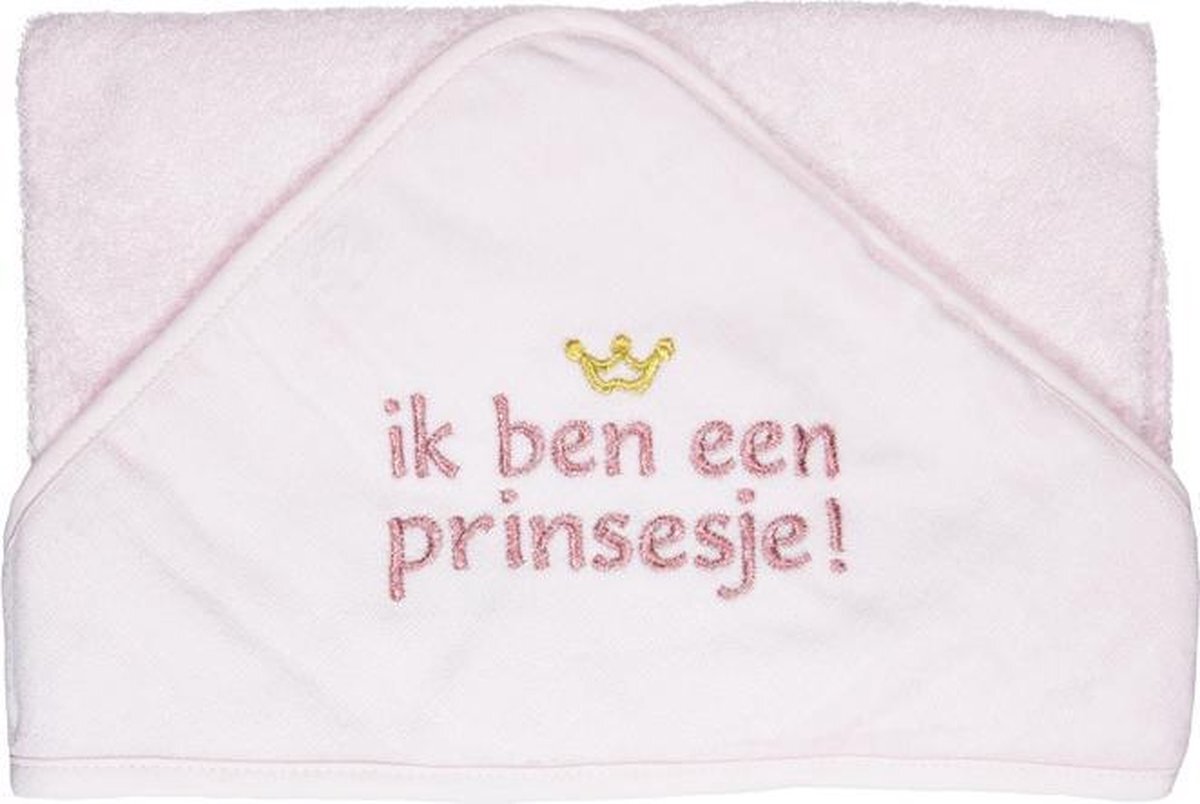 Petit Villain Badcape - Ik ben een prinsesje roze