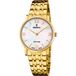Festina Swiss Made Montre femme analogique en acier inoxydable 316l doré