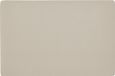 Zeller placemats lederlook - 1x - 45 x 30 cm - creme