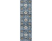 Safavieh Tapijtloper Joan Blauw Polypropyleen 69 x 244 cm