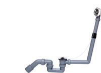 KIRCHHOFF ECO-SAVE KS garniture d'évacuation et de trop-plein baignoire, Gris, 1 1/2" x 40/50 mm