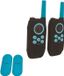 Lexibook talkie-walkie, portée de 5 km, adapté à la communication individuelle et de groupe, avec lampe de poche intégrée, noir