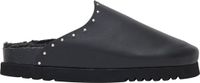 Scholl Klomp Fae Studs Leer Vrouwen - Zwart