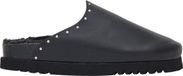 Scholl Klomp Fae Studs Leer Vrouwen - Zwart