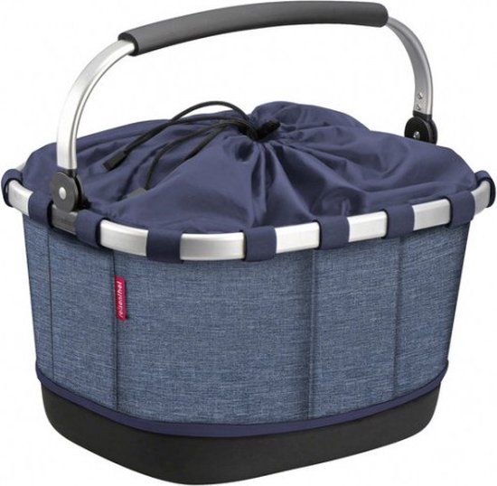 Klickfix Carrybag Dragermand met Uniklip 21L Twist Blauw - Achter - Polyester