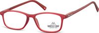 Montana Leesbril MR51B Rechthoekig Rood Sterkte +3:00
