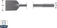 Rotec SDS-MAX Asfaltbeitel 90x400mm