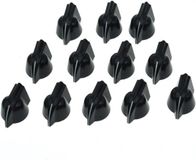 OEM Bol Vintage Mini Kip Hoofd Knoppen - 12 stks - Zwart - Kleine Size