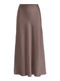VILA Middellange rok VIELLETTE High waist Katoen Effen Falcon