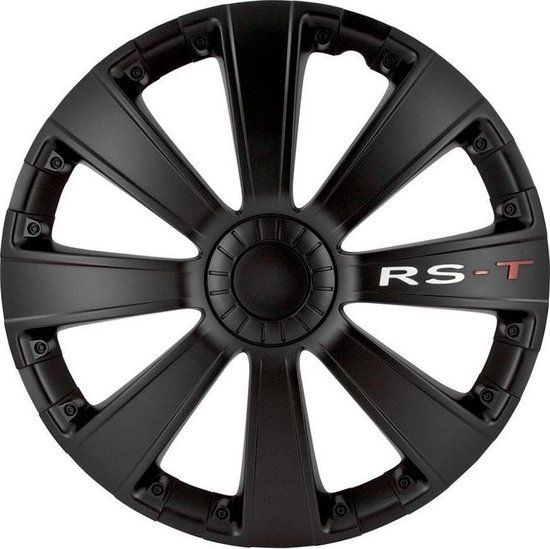 Autostyle Wieldoppen Rs-t 14 Inch Zwart (Set van 4)
