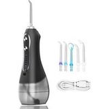 SZSMART Tandverzorging HF6 met 5 nozzle accessoires (zwart - 300ml)